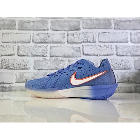 Nike GT Cut 3 Men 9.5 DV2913-403 Low Royal Pulse Sail Mango Basketball Shoes New